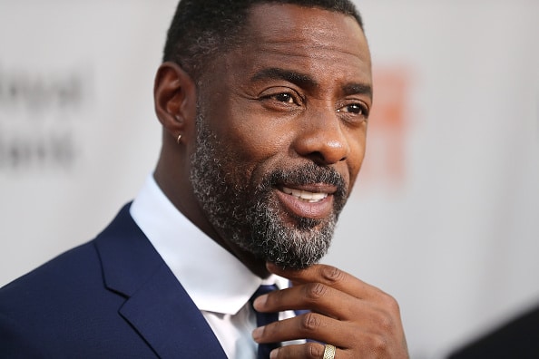 TORONTO, ON - SEPTEMBER 10:  Actor Idris Elba speaks to the media at the premiere of "The Mountain Between Us" during the 2017 Toronto International Film Festival at Roy Thomson Hall on September 10, 2017 in Toronto, Canada.  (Photo by J. Countess/WireImage)